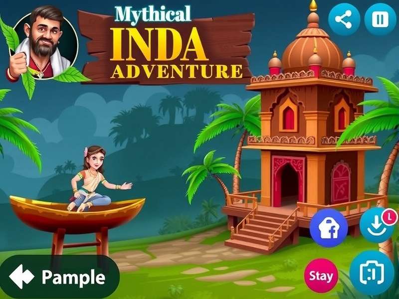 Mythical India Adventure Game Screenshot